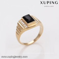 14564xuping respectable high-end trend rings, cubic zirconia diamond finger 18k gold color wholesale rings for men
